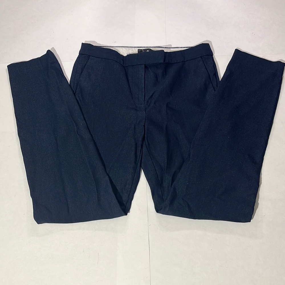 J. Crew navy skinny trousers pants workwear sz 2 NWT